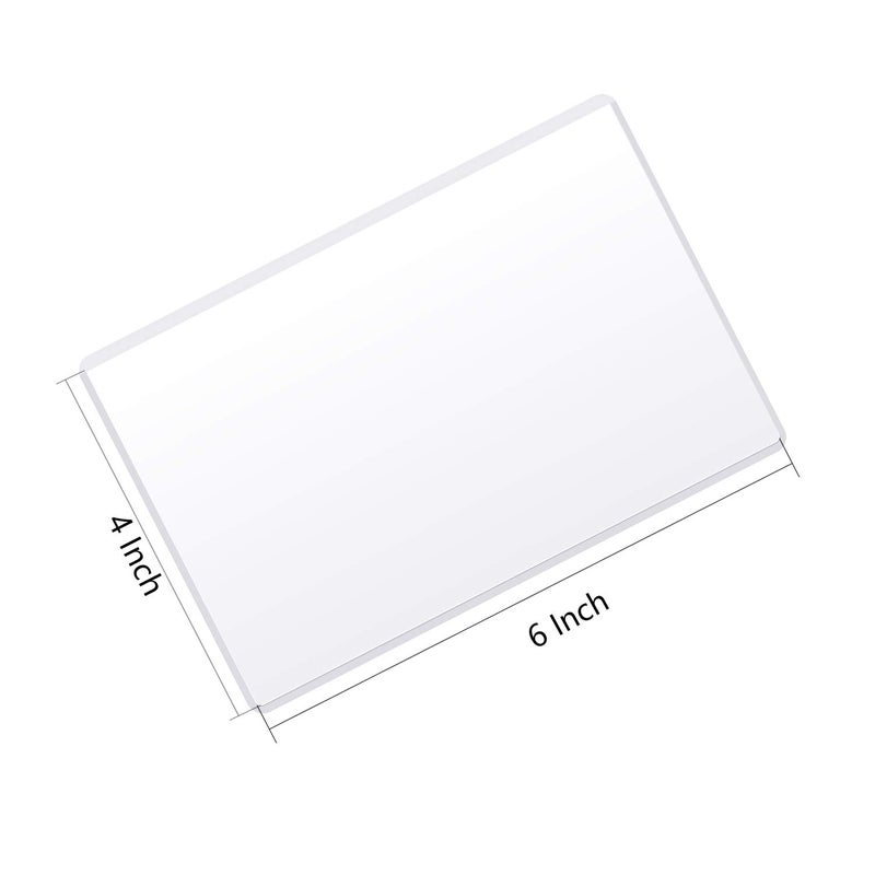 Magicfly Pack of 15 Magnetic Picture Frame with Clear Pocket, 4 x 6 Inches Refrigerator Photo Holder for Fridge Office Cabinet Locker, White - Image 2